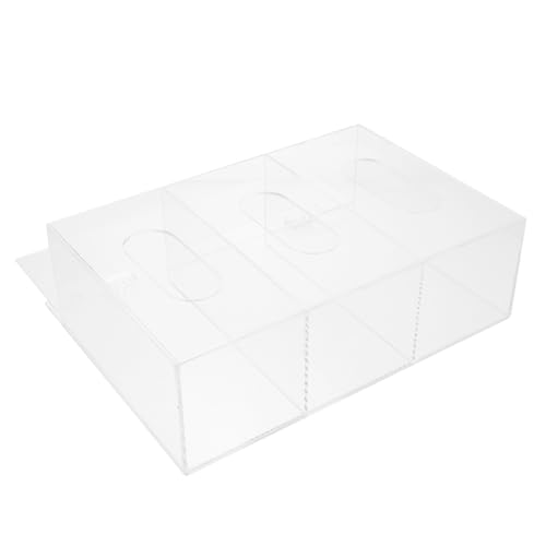 3 Glove Storage Box Shoe Cover Dispenser Clear Face Mask Acrylic Glove Holder Glove Wall Mount Holder Mask Dispenser Mask Holder Mask Storage Holder Wall Gloves Dispenser VILLFUL