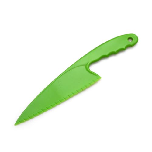 COLLBATH Pp Plastic Cake Knife Set for Wedding Baking Sponge Cake Slicer Pastry Cutter Random Color