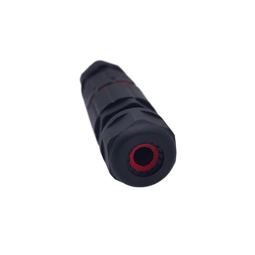 Conector M12 IP68 de 2 pines mini trasero anti-humedad de nailon ignífugo sin soldadura 3
