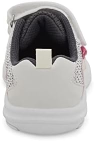 OshKosh B'Gosh Girls Loopy Sneaker, White/Pink, 7 Toddler | Image 2