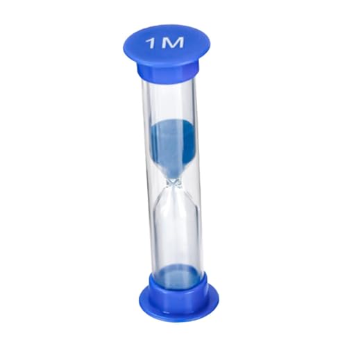 susiodeu Mini Reloj de Arena, Temporizador de Arena, Ideal para cocinar, Regalo para Amigos y Familiares, Reloj Colorido, 1 Minuto, decoración del hogar.
