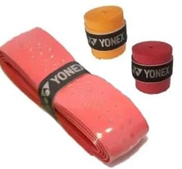 YONEX 1 Aerocush 9900 Badminton Replacement Grip & 2 Over Grip (Multicolor)-image-49