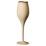 RIVERET RV-110W Vessel Cocktail Glass, Bourgeon, 4.3 fl oz (110 ml), Bamboo, Dishwasher Safe, White
