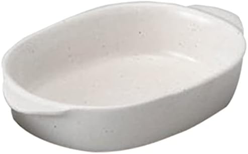 Set of 10 Gratin Dish, Simple Life Boat-Shaped Gratin, 7.5 x 4.7 x 1.6 inches (19 x 12 x 4 cm), Western Tableware, Cafe, Restaurant, Coffee, Commercial Use, Hotel