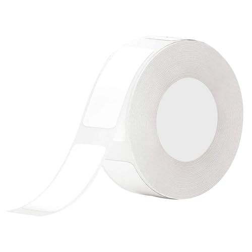 150 Piezas Etiquetas Adhesivas de Papel Blanco 15x50 mm/0.59' x 1.96' para Impresora NIIMBOT D11/D110/D101, Resistente al Agua y Aceite, Adherencia Fuerte,...