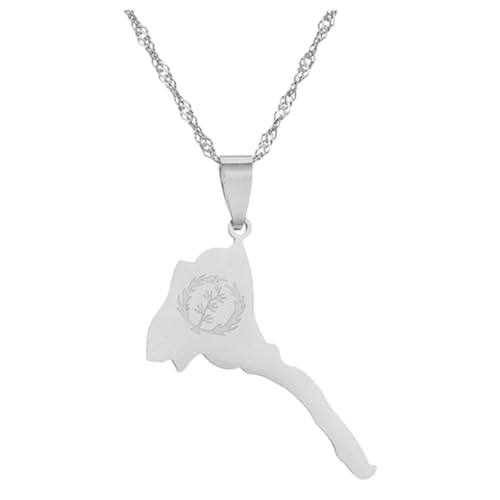 QUXVUIS Collier pendentif minimaliste pour femmes pour toutes les Occasions en acier inoxydable pour unisexe colliers pour femmes à la mode, Acier inoxydable