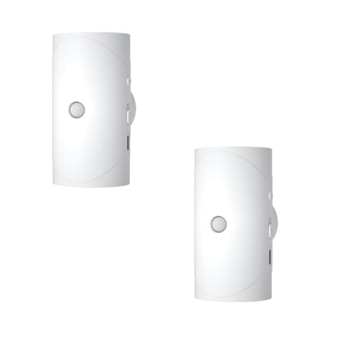 Luz nocturna LED con sensor de movimiento, lámparas de pared autoadhesivas alimentadas por pilas, luces de pared interiores de encendido/apagado, luz de armario para dormitorio, baño, cocina (3000 K