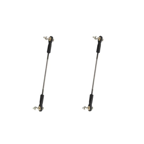 Gracilaria 2PCS RC Toy Push Rod Adjustable Tie Rods Ball Head Joint Servo Linkage Link Rod for RC Airplane Helicopter Car Boat DIY Model Toy Parts...