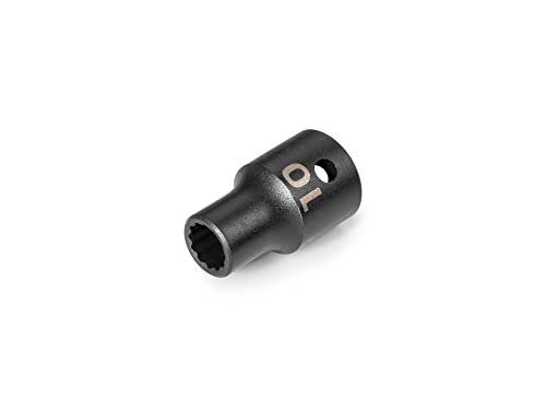Image of TEKTON 1 /2 Inch Drive x 10 mm Shallow 12-Point Impact Socket | SID22310