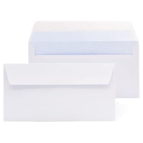 Enveloppes blanches auto-fermeture OFITURIA Cover