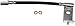 Dorman H622736 Rear Passenger Side Brake Hydraulic Hose Compatible with Select Ford Models