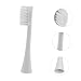 VALICLUD 3pcs Electric Toothbrush Replacement Heads Soft Bristle Brush Heads for Adults and Boy Girl Compatible with Smart Electric Toothbrushes for Teeth Cleaning