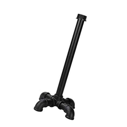 Toyvian Classic Industrial Style Tissue Storage Roller Desktop Paper Towel Roll Holder Black