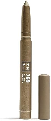 3INA MAKEUP - The 24H Eye Stick 848 - Light blue Eyeshadow Stick with Creamy Texture - 24H Waterproof Eyeshadow with Matte Shimmer & Metallic Finish - Multitaskig Eyeshadow
