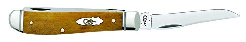 Image of Case WR XX Pocket Knife Smooth Antique Bone Mini Trapper Item #58188 - (6207 SS) - Length Closed: 3 1 /2 Inches