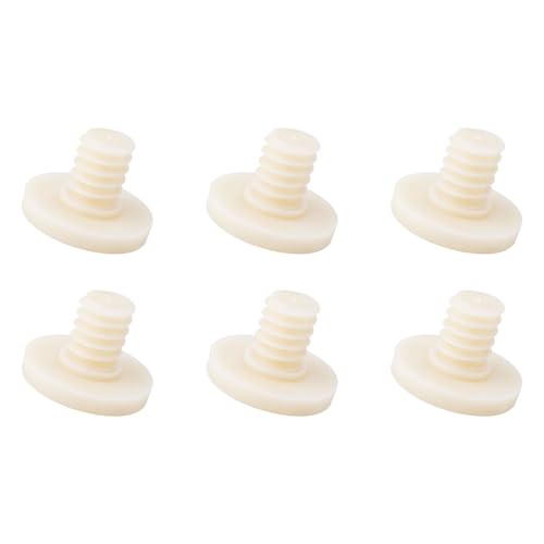 Image of 6pcs Replacement Bolt Accessory, Storage Sheds Replacement Screws Bolt Shed Shelf Kit Compatible with Suncast Storage Sheds (Off White)