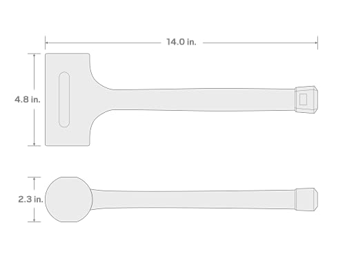 Tekton 48 Oz. Dead Blow Hammer | 30706 #TOP6