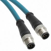 Woodhead/Molex E11A06006M300 Micro Change - 4 Poles - Male to Male - 24AWG - TPE CAT5E - 30m Length