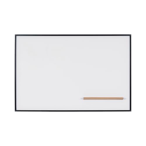 MasterVision New Generation A9 White Board, 48' x 36' Dry Erase Board, Large Magnetic Whiteboard for Home, Office or Classroom, Black Frame