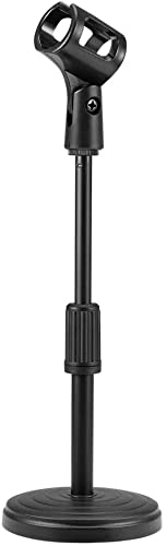 XYWHPGV デスクトップ卓上マイクスタンドホルダー調整可能22-33cm、会議用マイククリップ付き講義(8f9d1 1ebea 608d7 ef1db bfb35 6c1d2