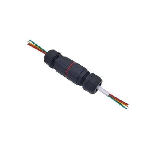 Mini conector IP68 M12 para iluminar estanques y jardines con cables de 2 pines MN12-2 5