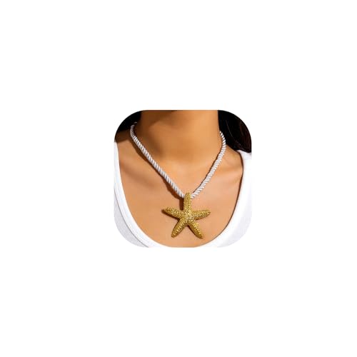 Choistily Starfish Necklace for Women Gold Starfish Necklace Seashell Necklaces Beach Necklaces