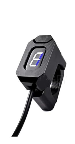 Indicateur de vitesse pour moto Zanella avec compteur kilométrique numérique bleu
