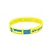 Clicitina Unisex Bandera ucraniana Pulsera Regalos Regalo patriótico Pulsera Ventilador Recuerdos Pulseras de Goma Amatista Cuero Pulsera (A, One Size)