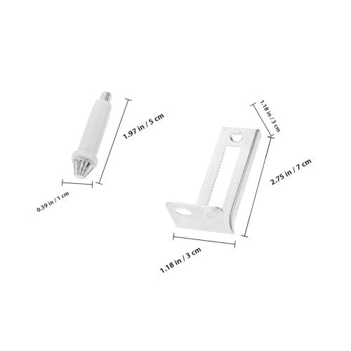 VILLCASE Bifold Closet Door Hardware Kit with Metal Top Pivots Sliding Folding Door Repair Set 2 Pairs miniatura 2