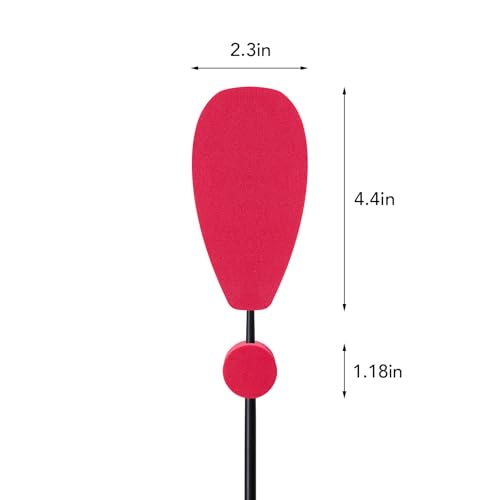 COGEEK Car Antenna Topper | Exclamation Mark Antenna Ball for Car | Funny Antenna Decoration for Most Vehicles | Fast Parking Lot Locator - Red