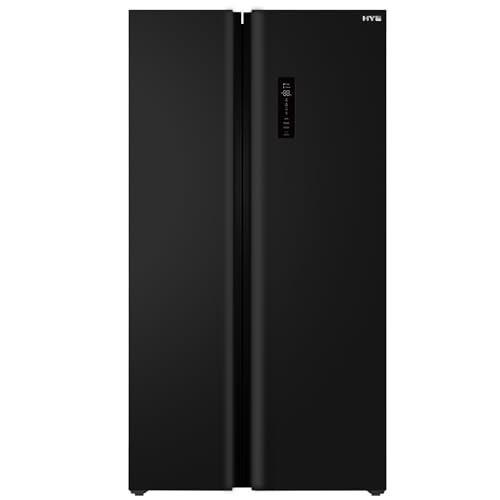 HYE Side By Side American Fridge Freezer - 505L Frost Free Black