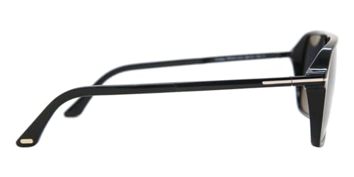 Image of Tom Ford CROSBY FT 0910 Shiny Black /Grey 59 /16 /140 men Sunglasses