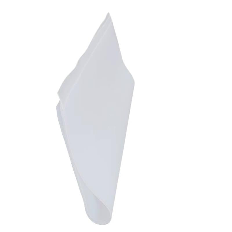 Foglio in gomma siliconica bianca, Tappetino in gomma siliconica bianca, resistenza alle alte temperature, dimensioni multiple(200mm x 200mm x 20mm)