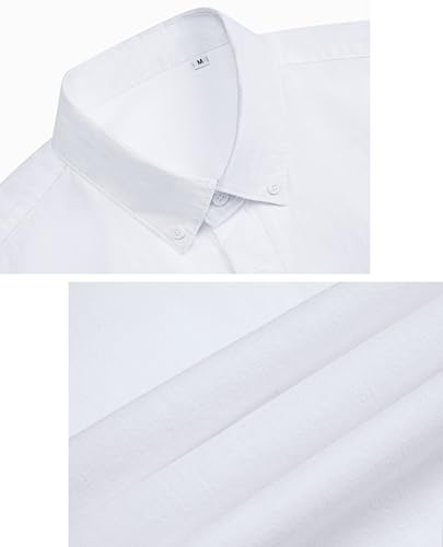 Linen Shirts for Men Short Sleeve Linen Button Down Shirts Hawaiian Shirt for Men Beach Shirts Summer Shirts3