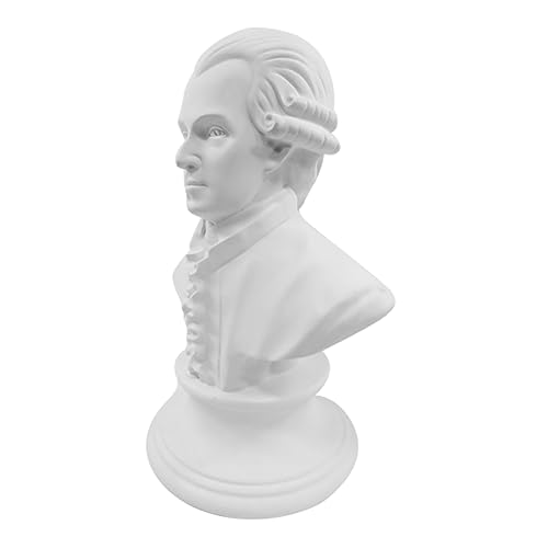 Garneck Busto Statua Di Mozart Statuetta in Resina Sintetica Scultura Classica Decorazione Per Casa e Tavolo