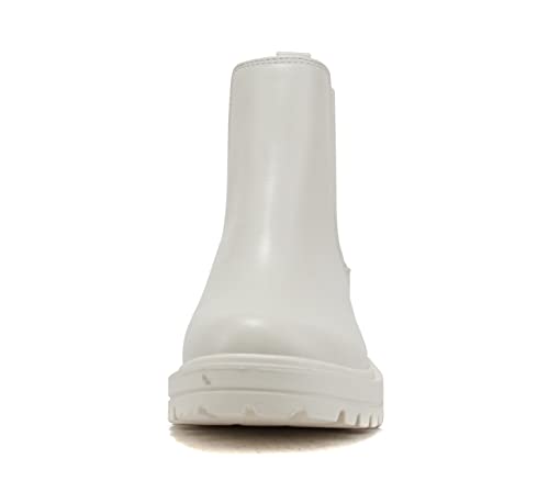 Image of Soda Pilot ~ Women Lug Sole Low Heel Chelsea Fashion Ankle Bootie w /Double Elastic Gore