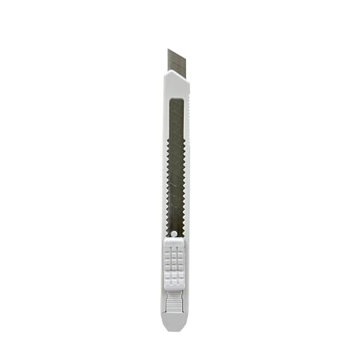 Image of Apsara, Nataraj Handy Cutter, Tough Steel Construction, Anti-rust Coated Blades, Ergonomic Design, Smooth Cutting, Anti-lock Device, White (Pack of 10)
