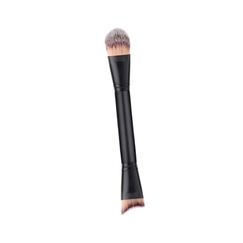 Gogogmee Professional Makeup Brush Wooden Handle Double-ended Blush Bronzer Powder Nylon Hair Blending Brush Essential Kit
