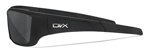 DVX Axon Polarized Sunglasses, Safety Glasses for Men and Women, UV Eye Protection for Shooting, Fishing, Biking, and Extreme Sports, Black Frames, Tinted Lenses4