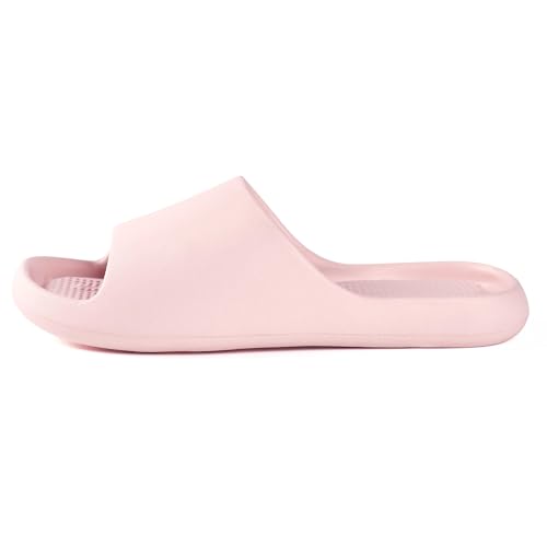 Image of Arch Support Shower Shoes for Women and Men Quick Drying with Drain Holes Slide Sandals Soft Cushioned Anti-Slip Pool Slides Comfort Bathroom Shower Slides