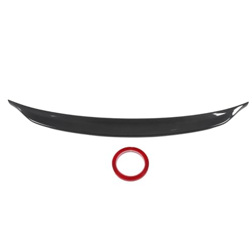 Becquet de coffre en bec de canard look carbone pour remplacer l'aileron Subaru WRX 15-21