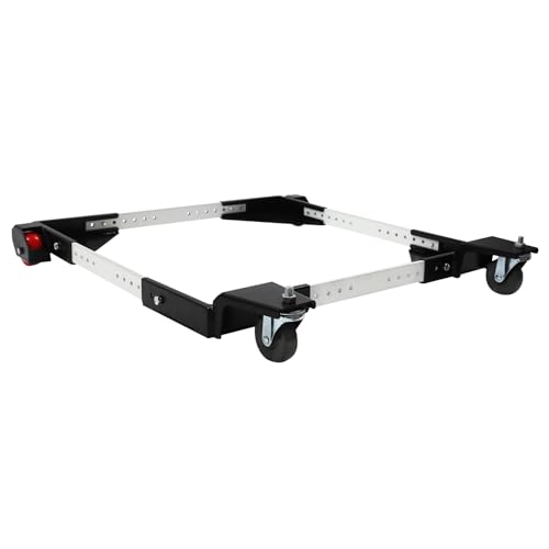GDNTMU Adjustable Base Mobile Base Heavy Duty Appliance Mover Equipment Stand Adjustable Mobile Base with 600 lbs Capacity Suitable for Home Appliances Small Mechanical Devices