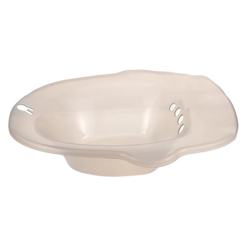 POPETPOP Sitz Bath para Cuidado Posparto Ergonómica Resistente y Ligera para Baños Inodoros Estándar para Mujeres Embarazadas y Recuperación Postoperatoria