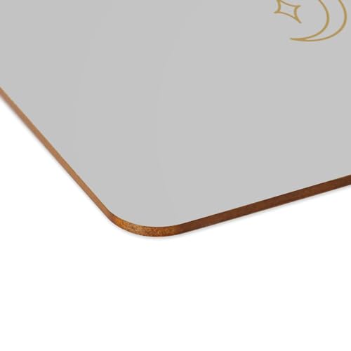 Sets de table gris taureau par 4 pour repas astro chic - 4