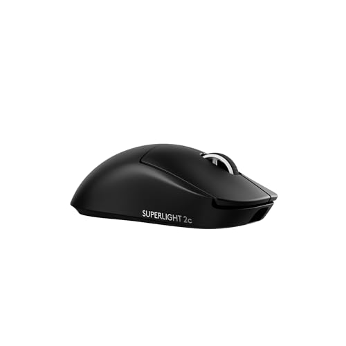 Image of Logitech G Pro X Superlight 2c, Wireless Gaming Mouse, Pro-Grade Compact 53g Mouse with 5 Programmable Buttons, USB-C, 44K DPI Sensor, Polling Rate Up to 8kHz, PC /Mac - Black