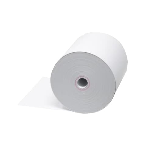 coreless - 45 Thermorollen 80mm x 80mm x 12mm ohne Plastikkern - Rolle aus Thermopapier Cover