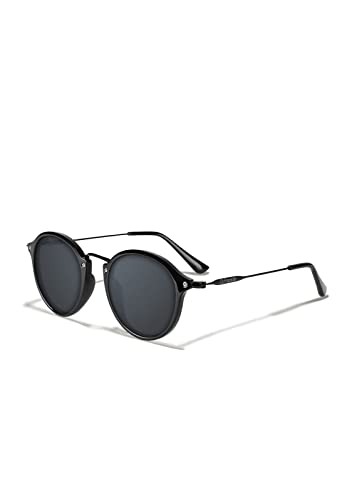 D.Franklin Roller TR90 Black Edition - Gafas de sol unisex con cristales polarizados y protección UV