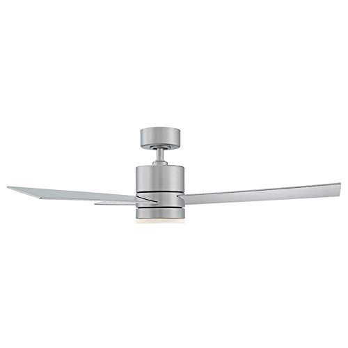 Axis Smart Indoor And Outdoor 3-Blade Ceiling Fan 52In Titanium With 3000K Led Light Kit And Remote Control Works With Alexa, Google Assistant, Samsung Things, And Ios Or Android App #TOP4