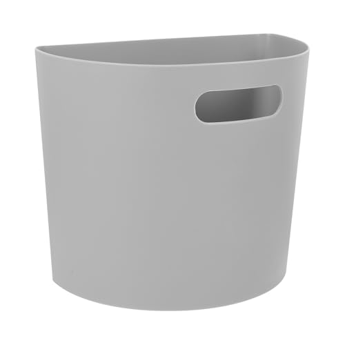 Caneca de basura colgante gris pequeña para pared