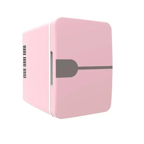 WRWRW Refrigerador for coche de 6 litros, ideal for cosméticos, mascarillas, maquillaje y cuidado de la piel, con semiconductores, USB, calefacción y refrigeración for dormitorios.(White)